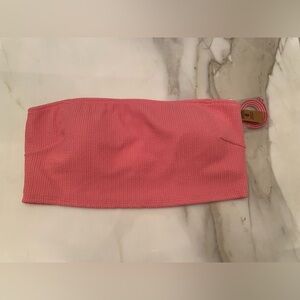 Bnwt Pink Strapless Top